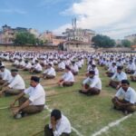 आरएसएस का भव्य पथ संचलन, हजारों स्वयंसेवकों ने दिखाया अनुशासन और संगठन शक्ति