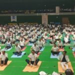 अन्तर्राष्ट्रीय योग दिवस: परेड ग्राउंड में योग से स्वास्थ्य का संदेश, किया गया सामूहिक योगाभ्यास