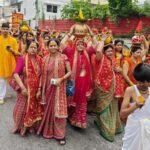 धर्मपुर के प्राचीन श्री शिव मन्दिर का वार्षिक उत्सव भव्य कलश एवं शोभा यात्रा के साथ शुरू