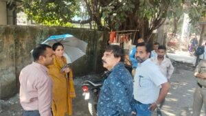 मेलाधिकारी ने विभिन्न कार्यस्थलों का निरीक्षण कर निर्माण कार्यों की प्रगति और निगरानी व्यवस्था का लिया जायजा